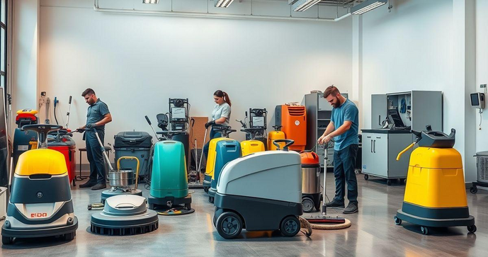 Como o aluguel de equipamento de limpeza pode otimizar seus serviços Como o aluguel de equipamento de limpeza pode otimizar seus serviços