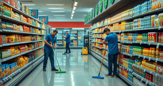 Limpeza de Supermercado: Dicas Essenciais para Manter a Higiene e Segurança Limpeza de Supermercado: Dicas Essenciais para Manter a Higiene e Segurança